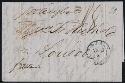 (C) 2 197 Intressant lot med 26 st brev från Sverige till England