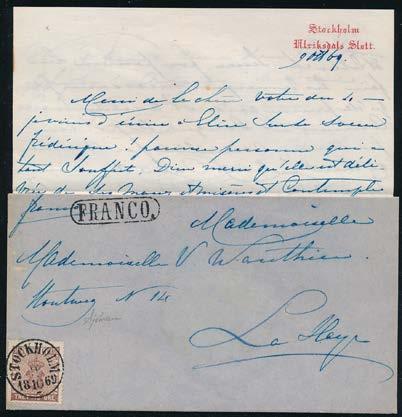 1867 Nyansintyg Harbrecht (1990) (A) 400 219 30 öre Vapentyp (F.