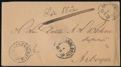 237 Obetalt brev Ornitologiska iakttagelser från Rådmansö 21.12.1886 till Stockholm.