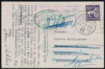 Mycket Profil vänster (54 st) samt militärt (13 st). Eftersänt, Retur, Okänt, Flyttat etc. Fräsch kvalitet.