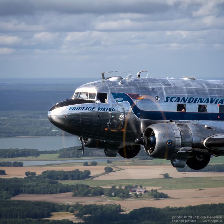 29 april Hässlödagen Flyg med Daisy Visning av Daisy DC 3