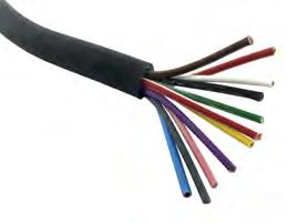 Rund, flerledad kabel RKKB 1,5/2,5 mm² Rund, flerledad kabel RKKB. PVC-isolerad och PVC-mantlad.
