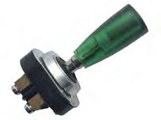 0898 Ljusomkopplare Blinkersomkopplare med kontrolljus 3-läges strömbrytare med grönt kontrolljus.