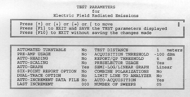 MANUAL Sida 4 (7) 10. Välj delområde, eventuellt genom att använda datorprogram (TEK EMI20): a) Välj menyn Radiated i mätprogrammet.