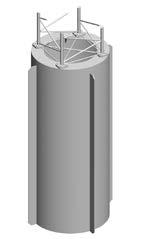 Stolptyp Jordfundament Bergfundament Kort plint på berg med tunt eller Morän Sand Lera Jordtäckt berg inget jordtäcke LR NE-K1027-00, 582 kg NE-K1029-00, 1277 kg LR + 2m NE-K1028-00, 710 kg