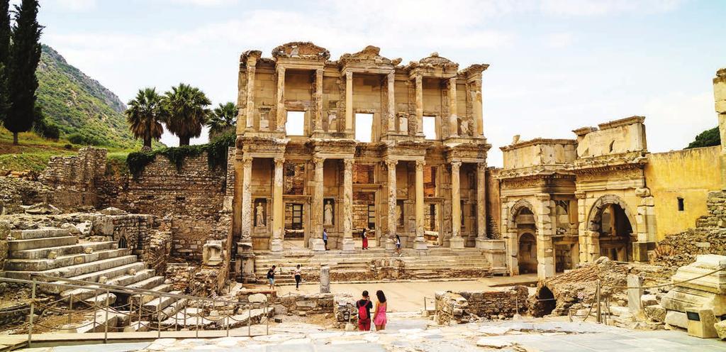 12 TURCIA Fascinatia Cappadociei 305 Biblioteca lui Celsius, Efes, Turcia Croaziera optionala in Insula Rodhos Relativ putini kilometri de parcurs in majoritatea lor, ajungandu-se devreme seara la
