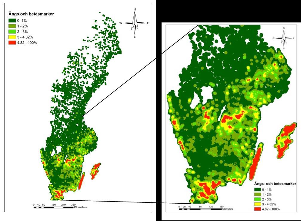 Landskapsbaserade miljöersättningar: - kartläggning