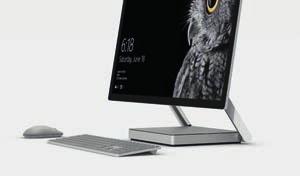 Microsoft Surface Surface Studio Gör ditt skrivbord till en Studio Surface Studio är särskilt utformad för hur människor naturligt skapar och ger liv åt sina idéer.