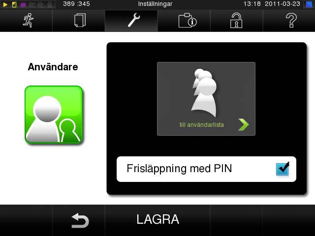 Om det interna protokollminnet och åtminstone ett protokoll inte har skrivits ut på ett aktiverat utskriftsmedium, visas varningsmeddelandet Internt protokollminne nästan fullt på displayen.