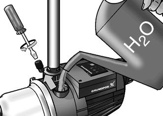 Varning Före varje ingrepp i pumpens kopplingsbox skall försörjningsspänningen vara bruten i minst 5 minuter. Pumpen skall anslutas till jord (PE).