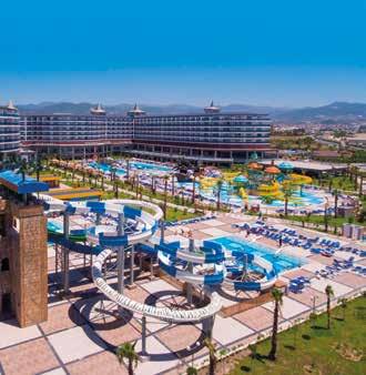 + EFTALIA OCEAN Türkler/Alanya - Turkiet Massor med aktiviteter både i vatten och på land Eftalia Ocean byggdes 2017 och är