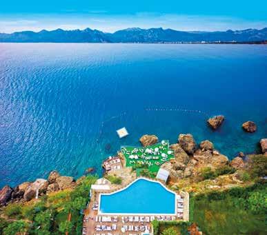 RAMADA PLAZA Panoramautsikt på bästa läge i metropolen Antalya ASKA LARA Modernt All Inclusive-hotell, endast en halvtimme från flygplatsen!