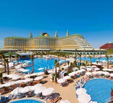 Delphin Imperial är systerhotell till Delphin Diva (s. 18) och Delphin Be Resort (s. 10), även här får du allt du kan föreställa dig.