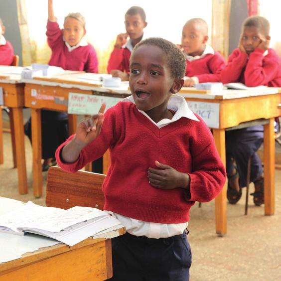 Allt fler döva barn får undervisning på sitt eget språk Etiopien I Etiopien fick under förra året 112 nya lärare utbildning i teckenspråk och i att undervisa döva.