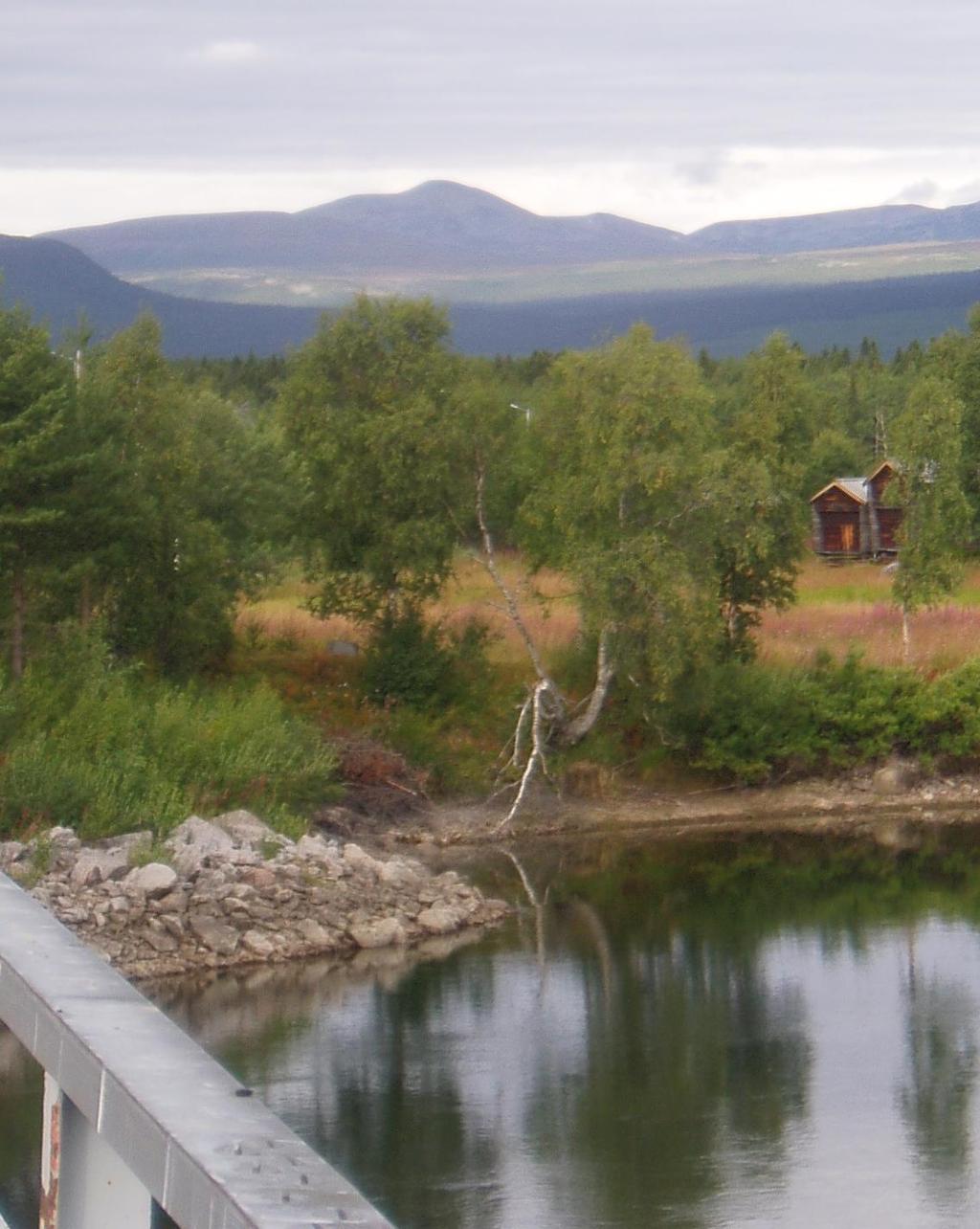Tjåmotis ingår i Länsstyrelsens kulturmiljöprogram. Figur 10. Lapska bodarna i Tjåmotis. Kvikkjokk är en av de äldsta bosättningarna i Lappland.