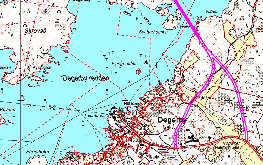 Bedömningen som gjordes är att vattenmiljöriskerna och den negativa sociala påverkan som ett färjfäste skulle medföra i den grunda Furuholmsbukten (alt. 1b) är större än på norra Gripö (alt. 1a).