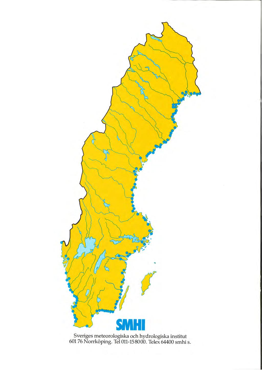 SMHI Sveriges meteorologiska och hydrologiska