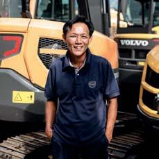 EN GLOBAL KONCERN 2017 AFFÄRSMODELL DISTRIBUTION & SERVICE Vardagshjältar TAN KEE SENG TEKNIKER, SINGAPORE Singapore är mångkulturellt och det märks tydligt hos Volvo CE:s återförsäljare.