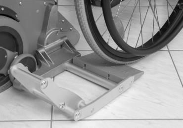 5.2.3 Hur du lastar en manuell rullstol (PT-Universal) Sära ryggstödsklämman.