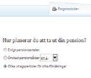 Kontrollera att rätt avtalsområde är ifyllt. Ändra genom att klicka på pilen i fönstret. Är rätt månadslön ifylld? Ändra genom att fylla i rutan för månadslön.