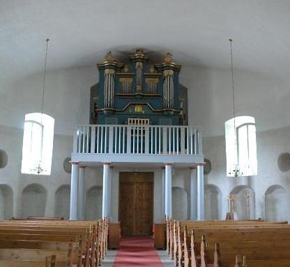 Linköpings stift: Orgelinventering etapp 1 RAPPORT, BILAGOR 36(58) Bilaga 7: Vårdsbergs kyrka och andra läktarlösningar med kung Davids orkester