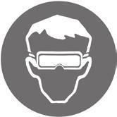 PL: Zawsze stosować okulary ochronne! ET: Kasutage alati kaitseprille! ES: Use siempre protección ocular! IT: Utilizzare sempre delle protezioni per gli occhi. NL: Gebruik altijd oogbescherming!