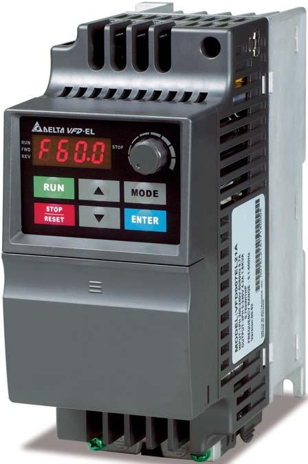 TEKNISKA DATA FÖR FREKVENSOMRIKTARE TYP INEL För motorer upp till 3,7 kw Anslutnings 1x230/3x400-480 VAC Frekvensomriktare för tyst drift (12 khz) Inbyggd PID-regulator Förberedd för NPN/PNP-manöver