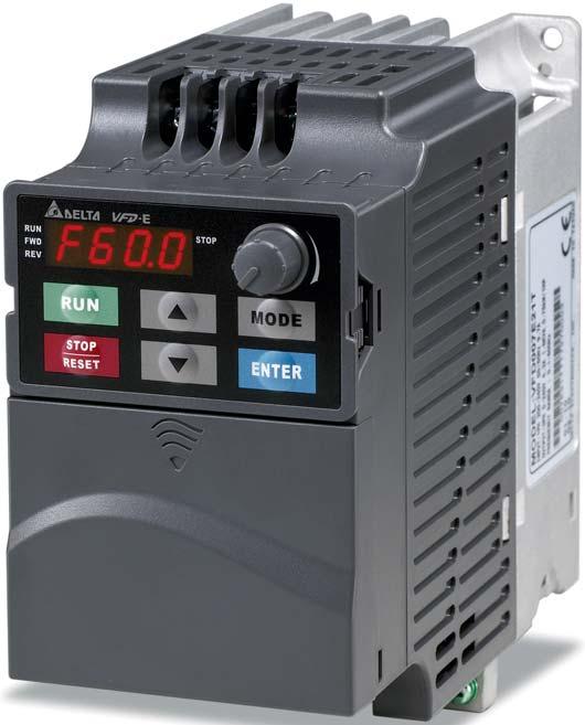 TEKNISKA DATA FÖR FREKVENSOMRIKTARE TYP INE För motorer upp till 22 kw Anslutnings 1x230/3x400 VAC Frekvensomriktare för tyst drift (15 khz) Option: Profibus, DeviceNet, LonWorks, CANopen Inbyggd