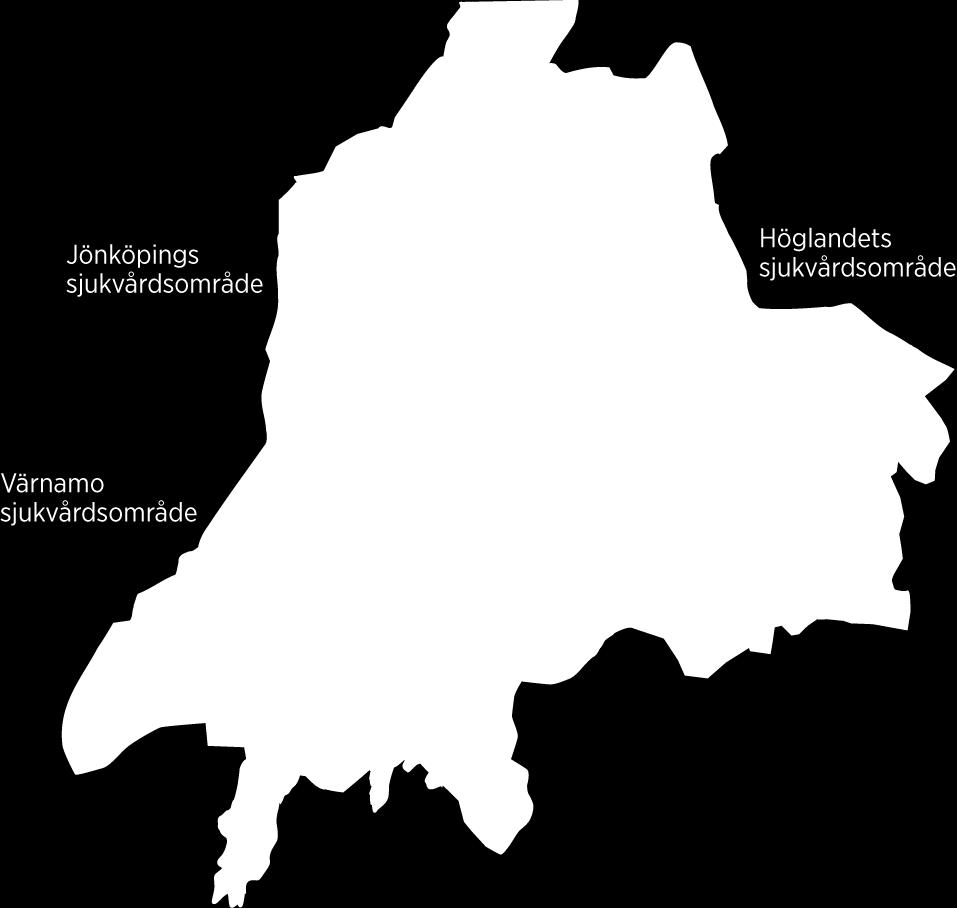 Region Jönköpings län 340 000 invånare 1 länssjukhus, Ryhov 2