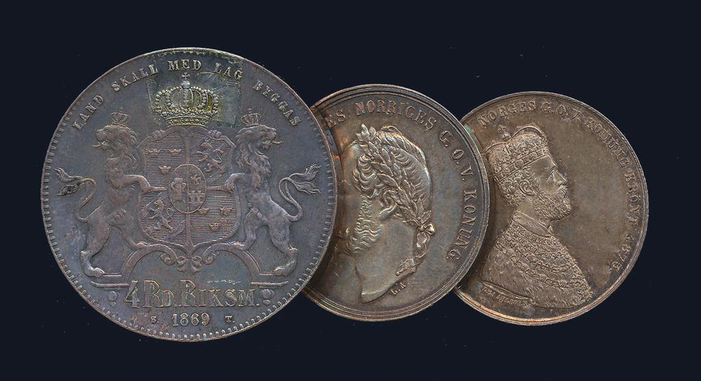 60 och 1 sk 1832 ksk. Besiktiga. 1.200 Samling äldre svenska silver- (11) och kopparmynt (30) med bl a 1 rdr 1782 1/1+ och 2 mark 1700 1?