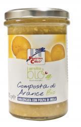 FSC1CLECO Ekologisk klementinmarmelad FSC1CLECO Klementin* (70%), äppelmos* (29,1%), geleringsmedel: pektin Energi 635/150 kj/kcal Protein 1g Kolhydrater