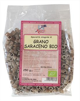 FSC1DISAR Ekologisk bovete ditalini 250g Bovetemjöl*, vatten Energi 1530/361 kj/kcal Protein 14,3g Kolhydrater 66,3g varav socker 3,4g Fett 3,4g mättat 0,74g Fiber 4,2g Salt 0,47g