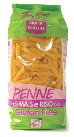 Vegan Ekologisk ris/majs spagetti Glutenfri FSC1MARISPA Majsmjöl*, Rismjöl* Energi 1497/353 kj/kcal Protein 6,9g Kolhydrater 77,5g varav socker 0,3g Fett 1,3g mättat 0,3g Fiber 1,8g