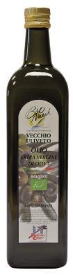Olja & Vinäger Ekologisk olivolja "vecchio uliveto" jungfruolja FSC1VERGI 1L Olivolja* Energi 3389/824 kj/kcal Fett 91,6g mättat 13,8 omättat 68,5g fleromättat 9,3g Ekologisk Extra Jungfuolivolja av