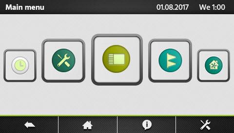 6.1.4 AVANCERAD SETUP OBS! Menyns utseende varierar beroende på typ av luftbehandlingsaggregat och valda funktioner och/eller tillval.