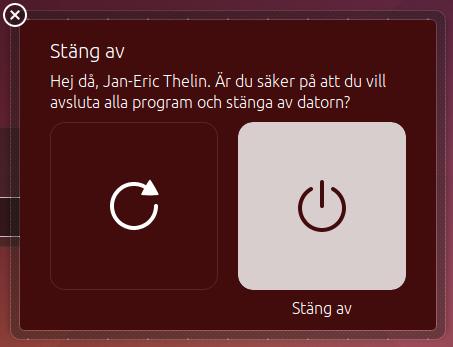 För att låsa upp skärmen och kunna återuppta arbetet så måste man uppge sitt lösenord. Denna funktion träder som standard även automatiskt i kraft efter viss tid.