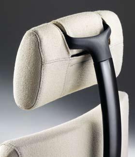 Options: Castors or glides, with or without armrests. Accessories: Axia 1 4; Multi armrests, telescopic or tall shaft, foot ring.
