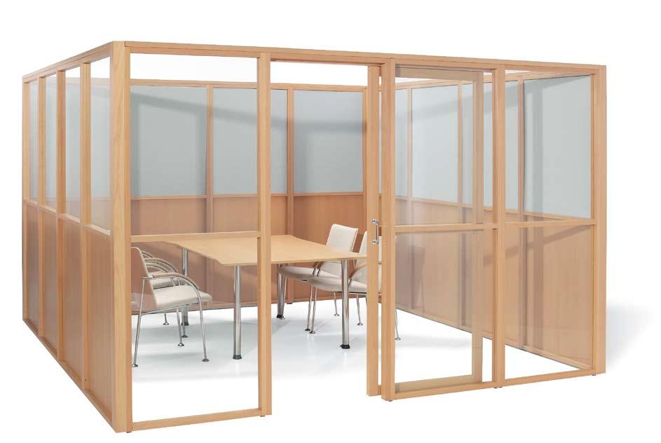 PROFIO PROFIO SKÄRMVÄGGAR ÄR MONTERINGSFÄRDIGA, MODUL- DIMENSIONERADE OCH FLYTTBARA SKÄRMAR MED VILKA MAN