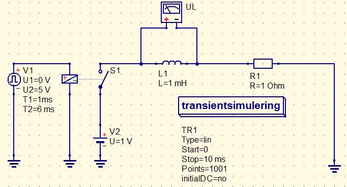 9. Detta diagram är ganska likt det sista diagrammet med kondensatorn men det finns en avgörande skillnad, vad är det?