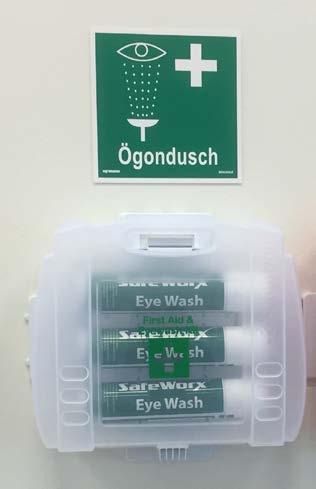 Ögondusch spray EyeWash - trippel Buffrad Natriumklorid lösning 9% NY Medi-spray ögondusch för behandling av ögonskada, brännskada och sårtvätt.
