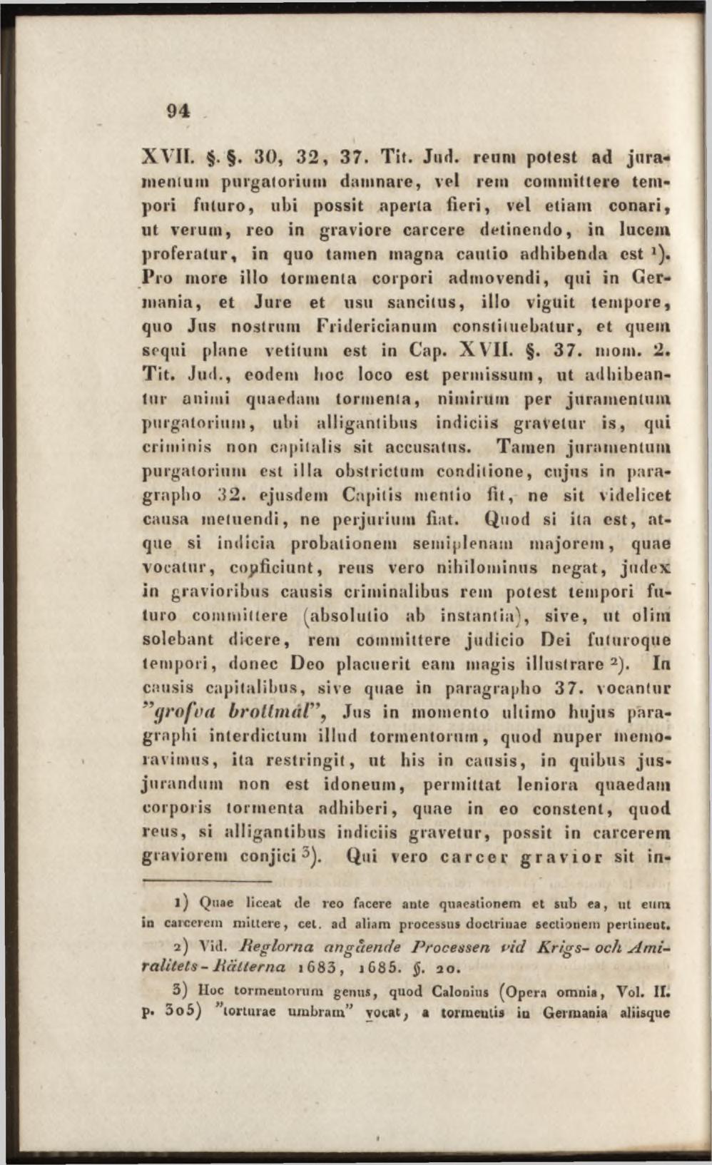 XVII... 30, 32, 37. Tit. Jud.