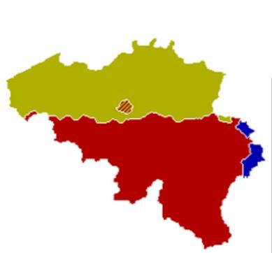 Belgien 11,4 milj. invånare Storlek 30.528 km2 371 personer per km2 Belgien BNP per capita 46.