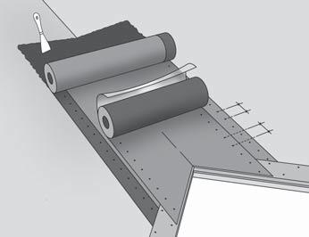 Säkerställ före monteringen av taktäckningen att underlagets ventilation är fungerande och tillräcklig. Om takets lutning är 1:2-1:5, kan takets ventilation förbättras med Kerabit nockventiler.