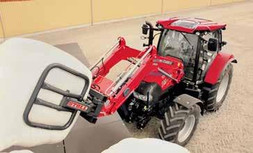 Case IH MAXXUM-traktorer är färdiga för montering av lastare när de levereras från fabriken och är konstruerade för att fungera som ett system med fyra Case IH lastarmodeller - LRZ 100, LRZ 120, LRZ
