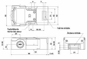 Tekniska data MKey5-serien Fabrikat Artikelnummer/ Beställningsdata Standard MKey5 12 N Mkey5+ 40 N Huvud av rostfritt stål MKey5 12 N MKey5+ 40 N Helt i rostfritt stål MKey5Z 12 N MKey5+Z 40 N ABB