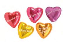 572 Folierade chokladhjärtan I love you 9 50 2,20 115