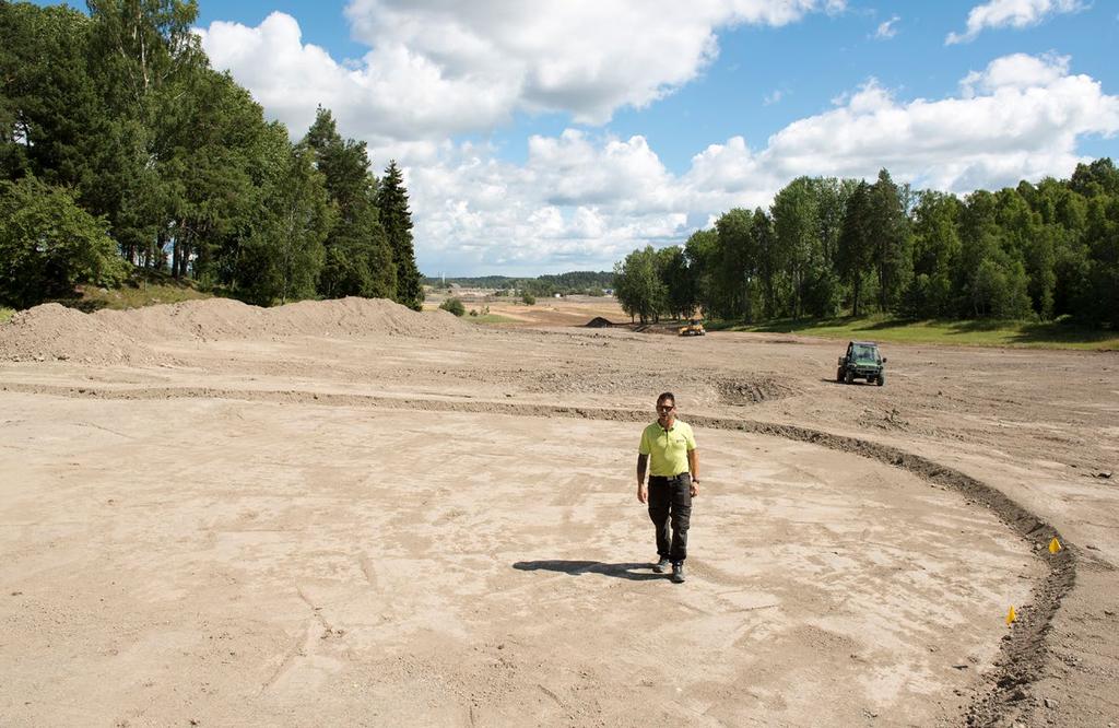 Greenområdet på hål 16