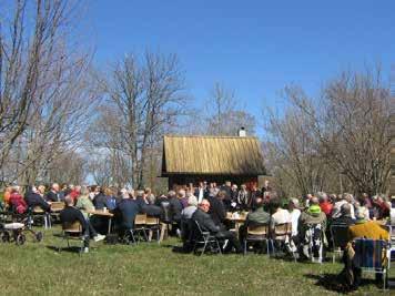 Minnesstund för BJÖRN FRANSSON Lördagen den 6 maj, på Björns födelsedag (han skulle ha fyllt 74) arrangerade Västerhejde Hembygdsförening en minnesstund för Björn Fransson på platsen för föreningens