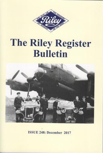 samgående) John Horridge and the JEHU-Riley Engine Block numbers R. Memoranda January 2018 Magazine of the Riley RM Club Klubbens hemsida: www.rileyrmclub.org.