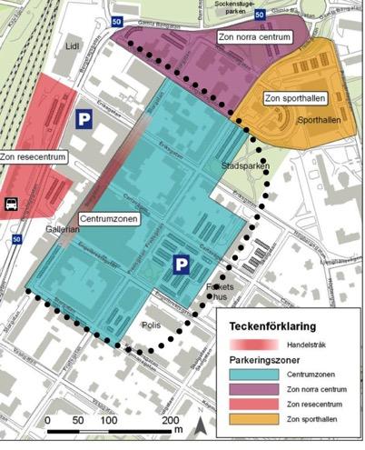 Behovet för verksamheterna längs A- och B- stråken uppgår till cirka 620 medan övriga centrum bedöms behöva runt 80 platser. A- och B-stråken har alltså ett litet underskott om 18 platser.